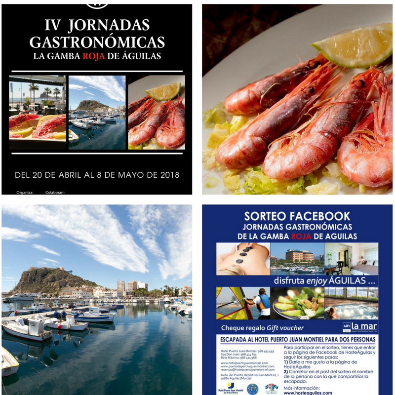 Sorteo Red Social facebook - Hosteguilas . Jornadas Gastronmicas de la Gamba Roja de guilas 