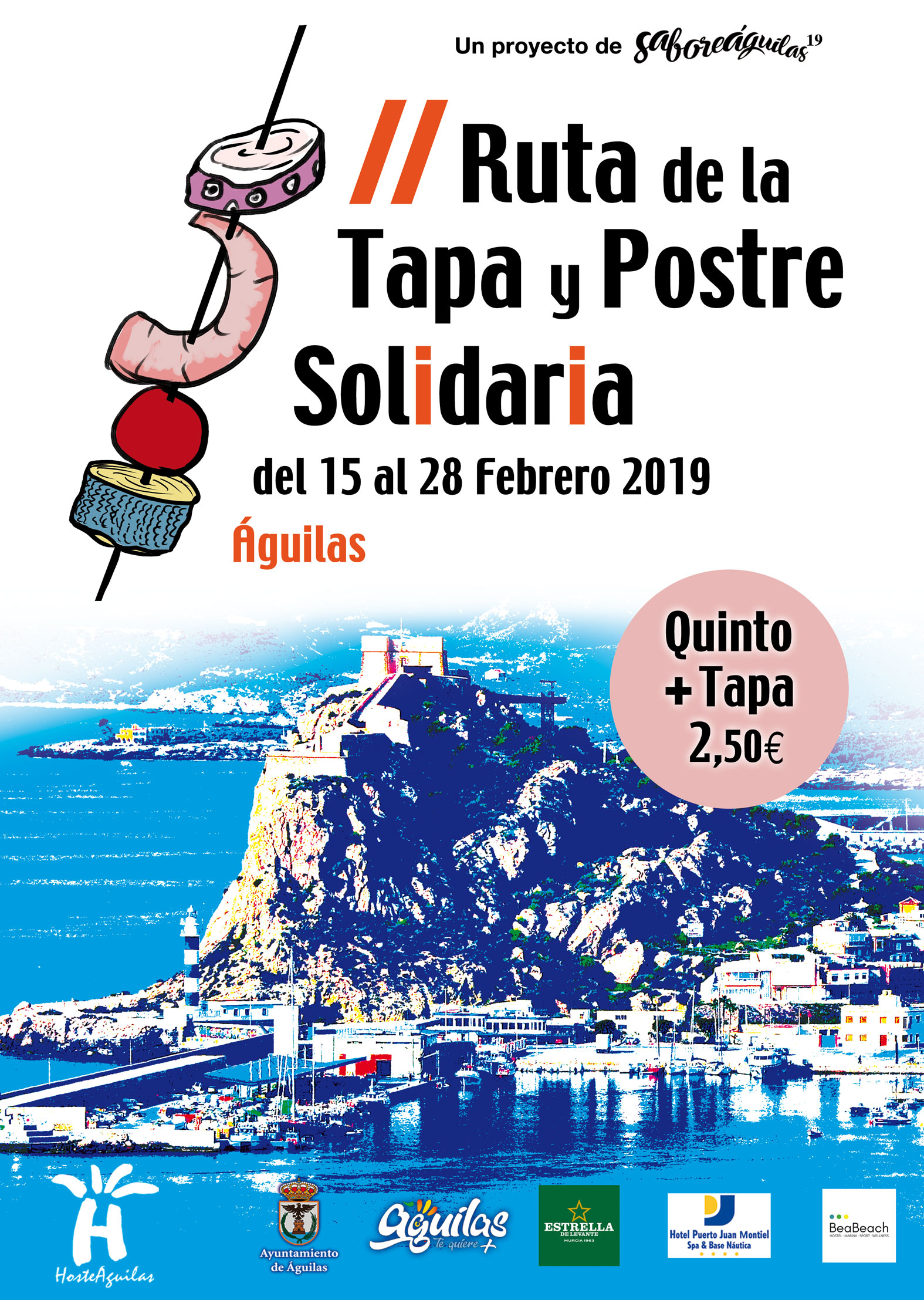  Informacin Ruta de la Tapa y Postre Solidaria 2019.